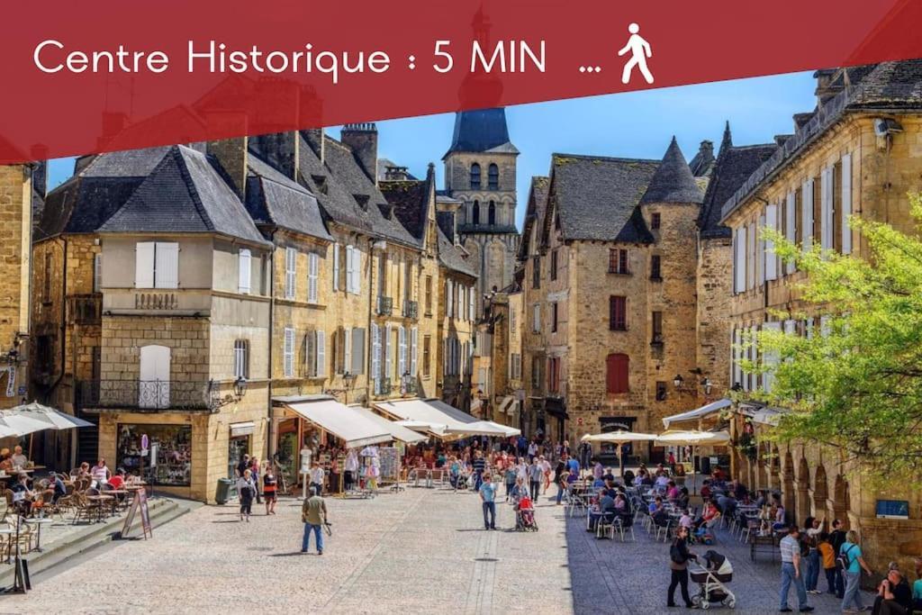 Le Spicy 2 Minutes Centre Historique Parking Sarlat-la-Canéda Exterior foto